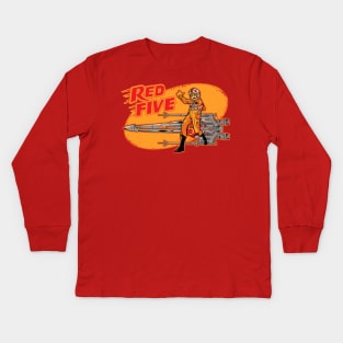 Red Five Kids Long Sleeve T-Shirt